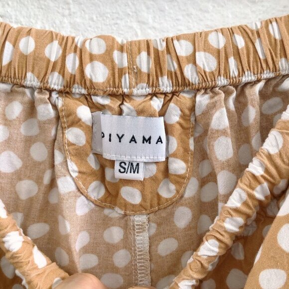 PIYAMA Polka Dots Print Pajama Pants Size Small - Picture 6 of 6